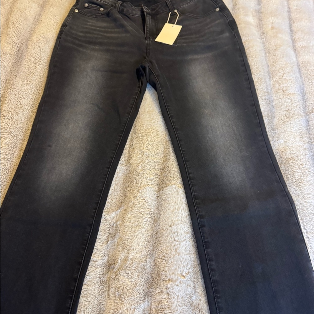 Classic Black Women's Straight Leg Jeans
